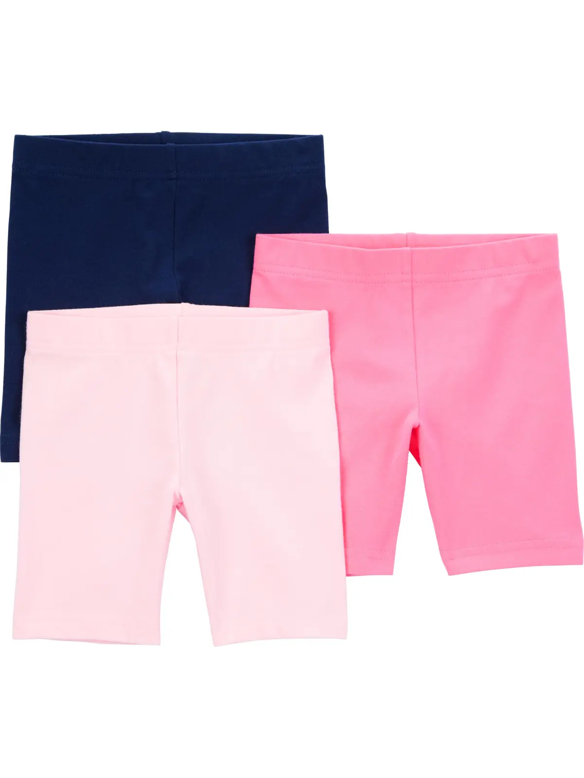 Shorts Pacote com 3 shorts de bicicleta Simple Joys by Carter'sbebê-meninas