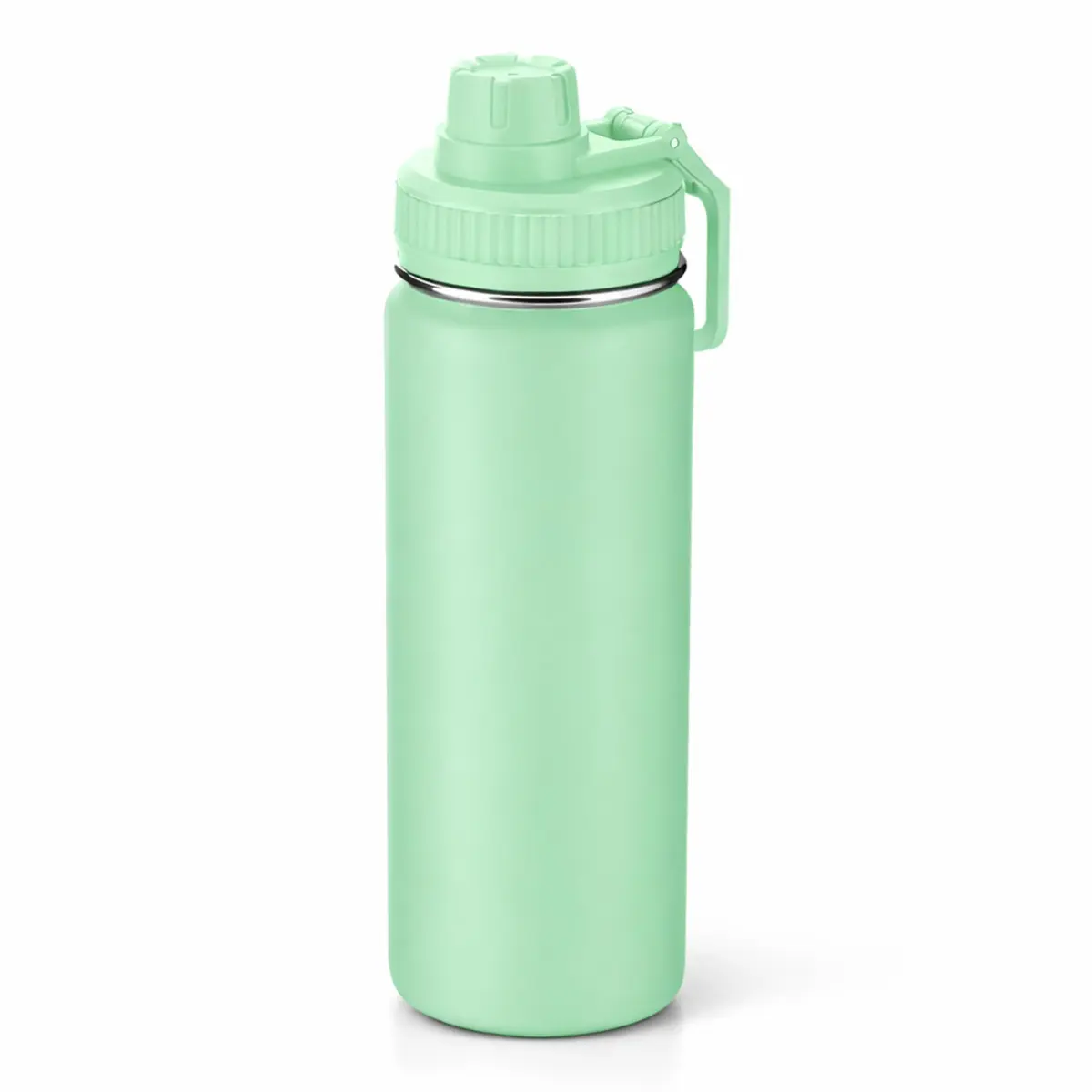 Garrafa Térmica 500ml Aço Inox 304 | Gelada e Quente 24h | Parede Dupla Isolamento a Vácuo | Leve e Compacta, Antivazamento, Alça Articulada