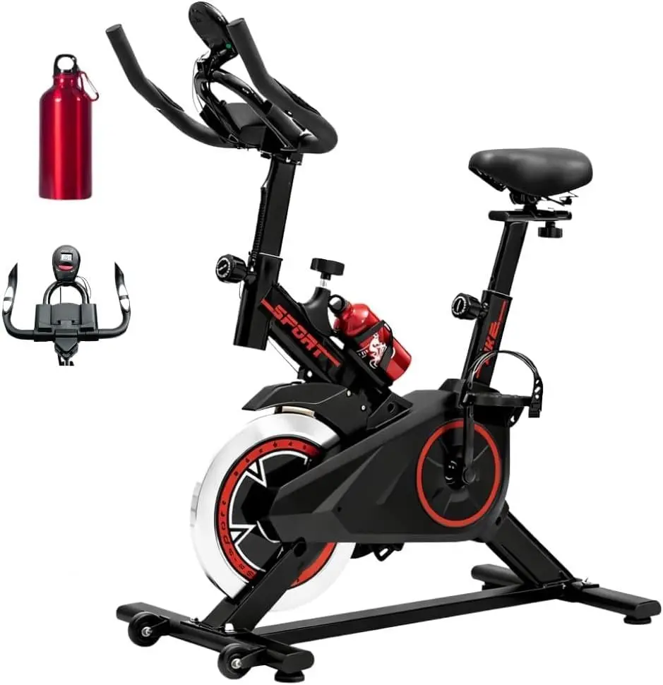 Bicicleta Ergométrica Bike Spinning para Treino em Casa e Academia, Silenciosa, Ajustável e Confortável, Ideal para Cardio e Emagrecimento – Linha Fitness Premium