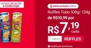 Batata Ruffles Tubo 134g- Sabores - 1