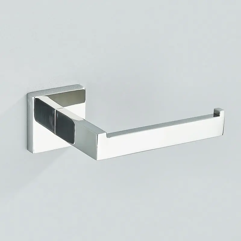 Suporte Porta Papel Higiênico Inox Preto Fosco Dourado Cromado Banheiro(Cromada)