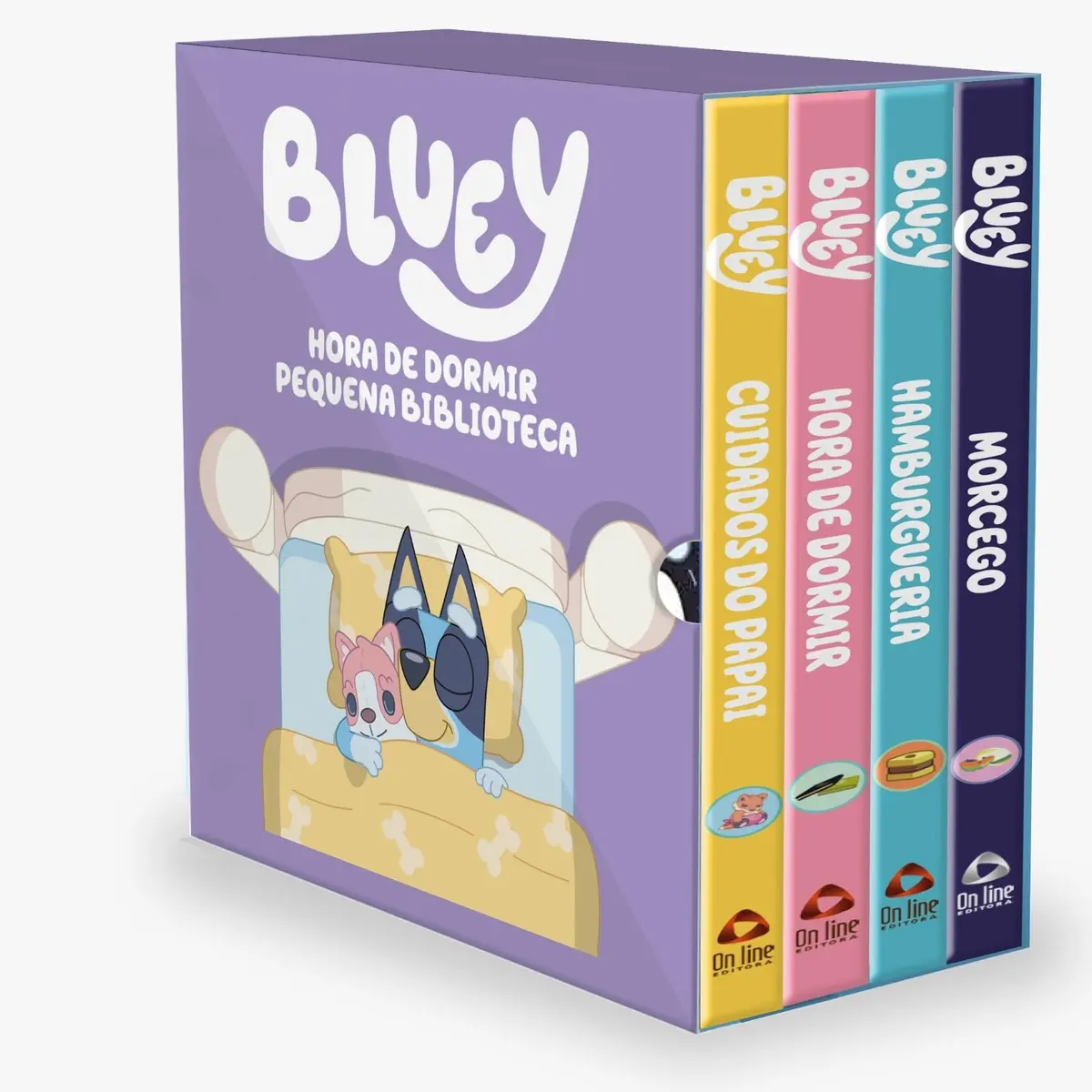 Pequena Biblioteca da Bluey - Hora de Dormir | Box com 4 livrinhos