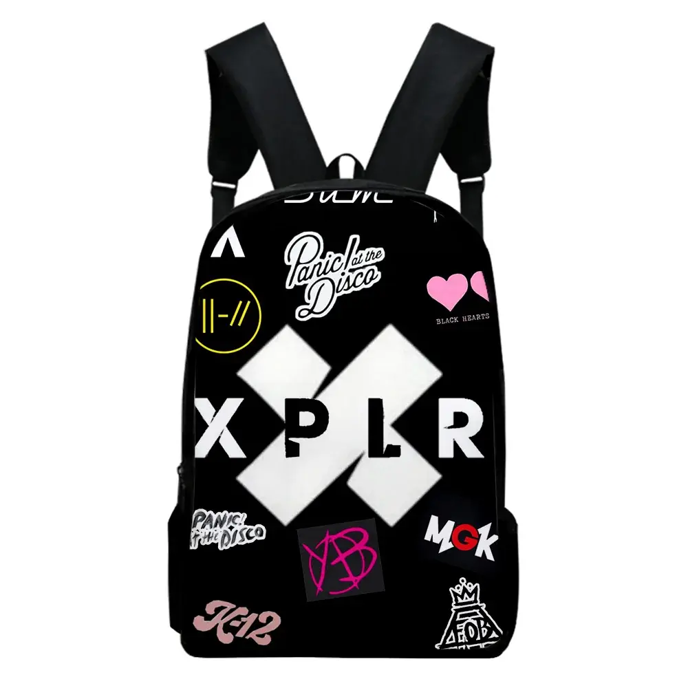 2026 harajuku sam e colby xplr estudante sacos de escola notebook mochilas 3d impresso oxford à prova dwaterproof água meninos/meninas na moda viagem