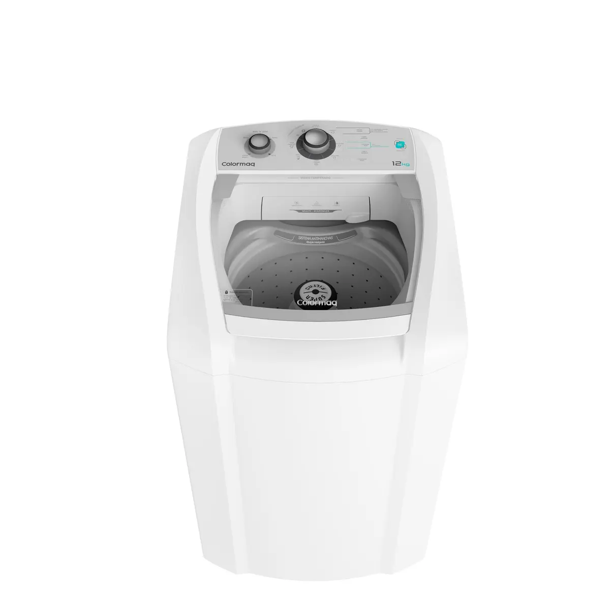 Máquina de Lavar Colormaq 12 kg LCA12 Automática Sistema Antimanchas Branca 220V