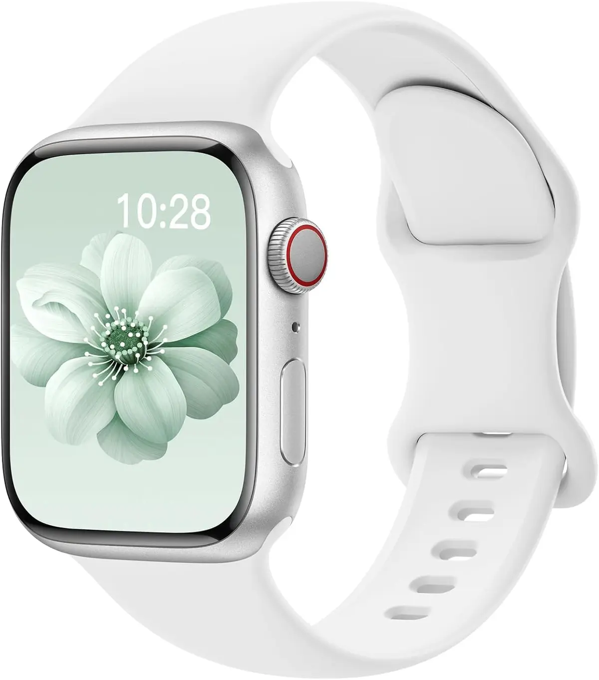 YHW Pulseira Esportiva de Silicone compatível com Apple Watch 38mm, 40mm, 41mm, 42mm, 44mm, 45mm, 46mm, 49mm, Séries 1-10 e Ultra - 1
