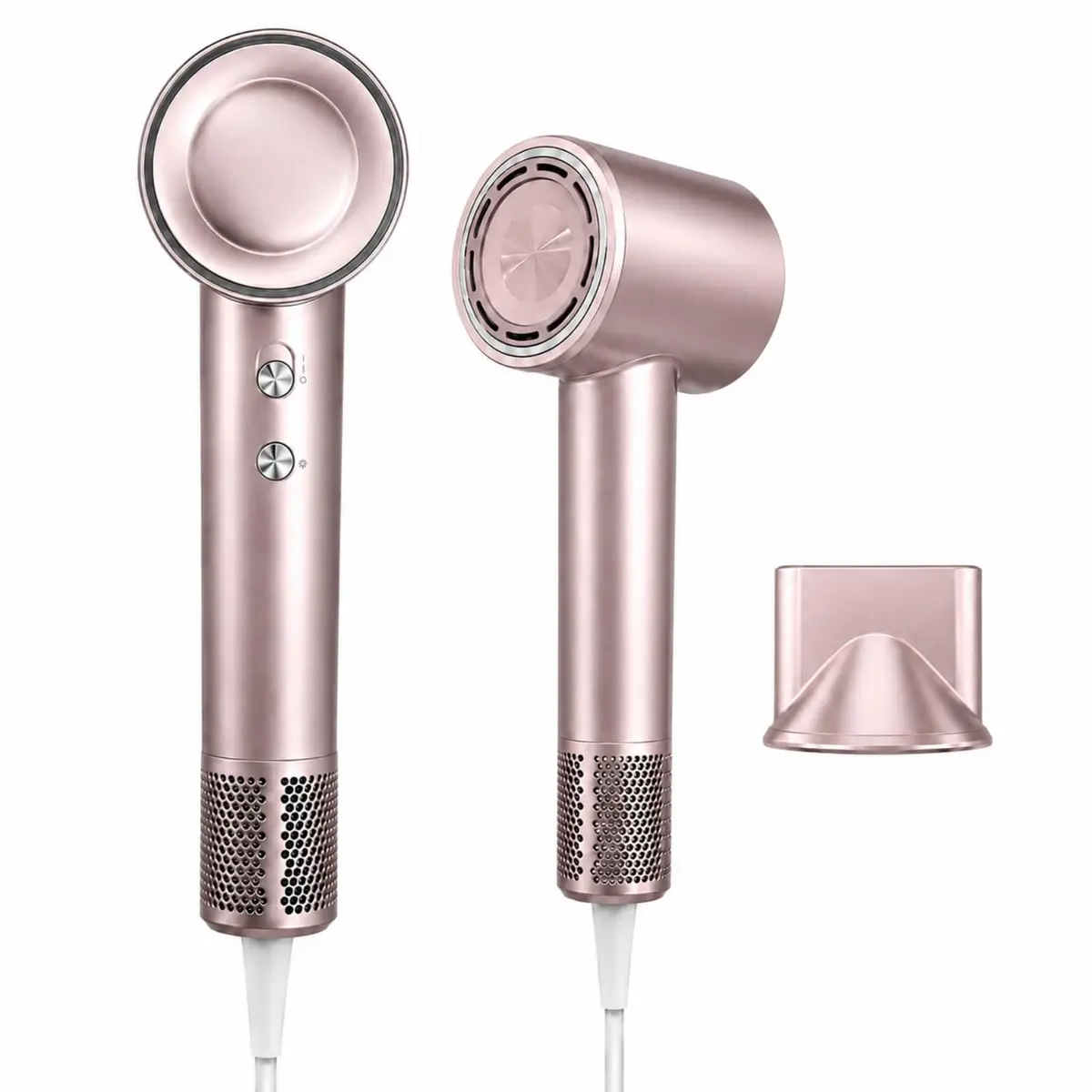 Secador de Cabelo, com Íons Negativos, Motor 110.000 RPM, 127v Secador de Cabelo Profissional, Secador Alta Velocidade, Bocal Magnético 360°, Cabo 1,6 m com íons negativos e baixo ruído de 59 dB