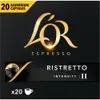 [Levando 4 R$ 94] Cápsula para Nespresso, L'or, Ristretto, CX 20 Unidades - 1