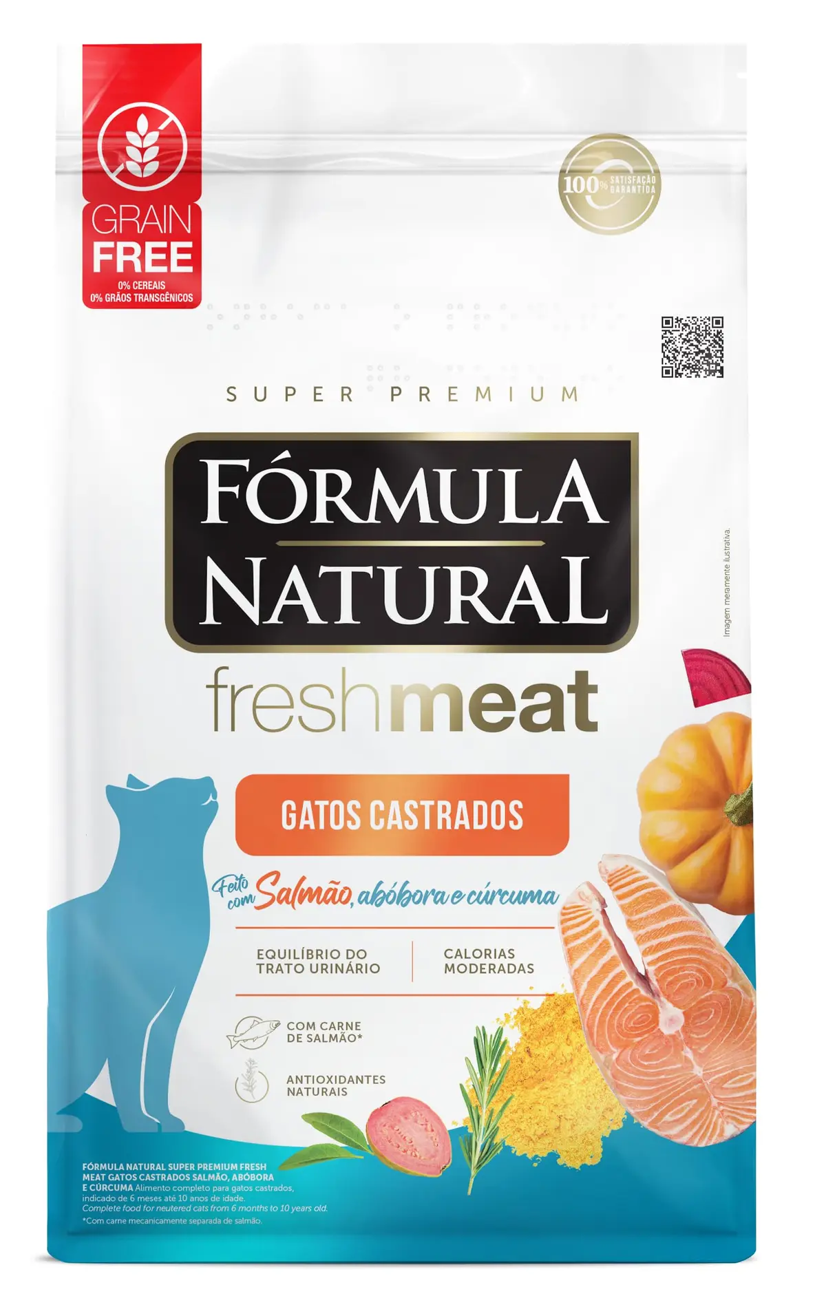 FÓRMULA NATURAL Fn Fresh Meat Gato Cast Sal 7Kg - 1