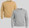 Kit 2 Blusa Moletom Masculino Gola Careca Algodão Premium - 1