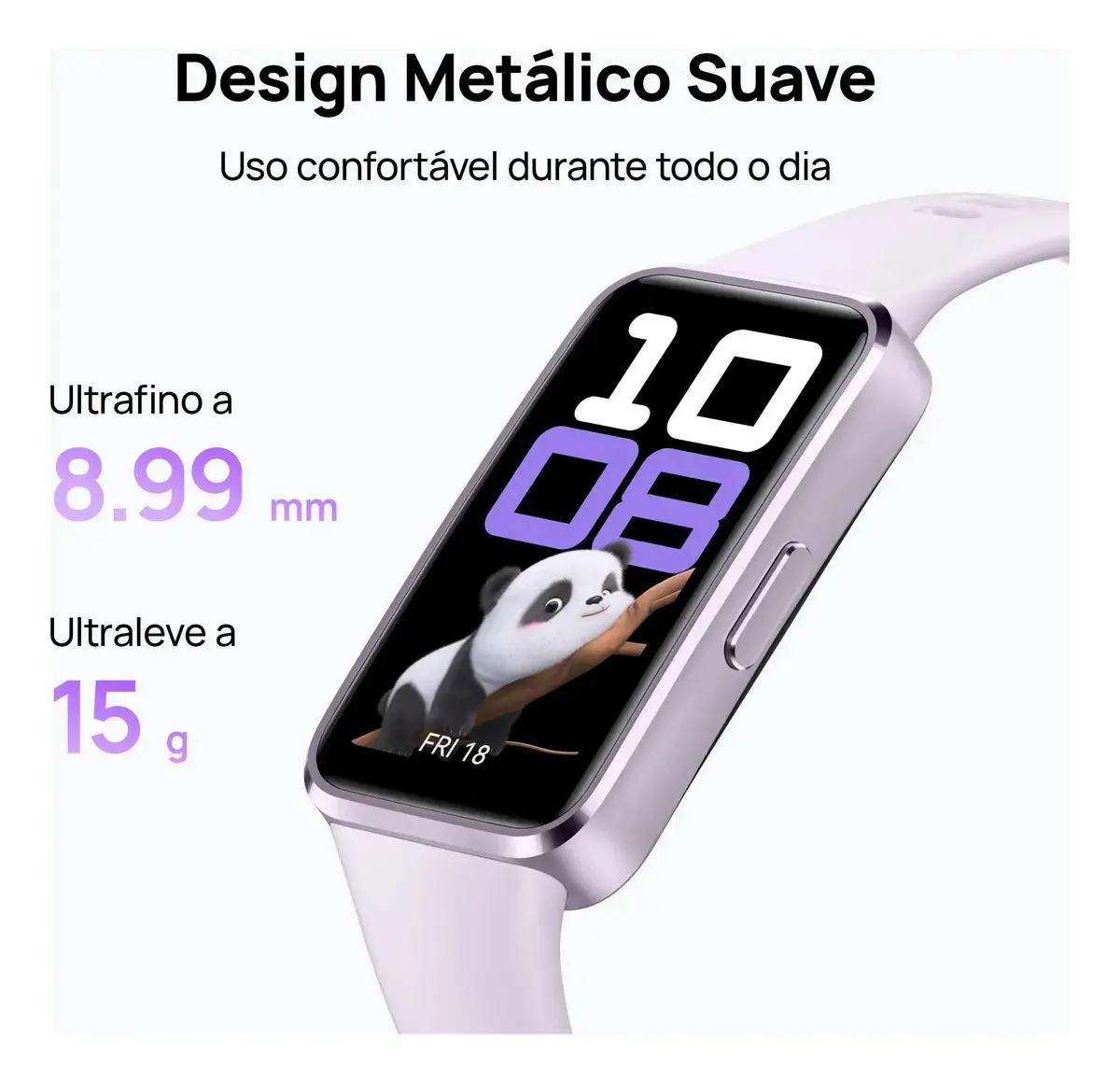 Smartwatch HUAWEI Band 10 Caixa de Polímeros Duráveis Análise do Sono em Nível Profissional Assistente de Bem-estar Emocional Relógio Smartwatch Compatível com Android e iOS Preto thumbnail 3