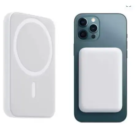 Carregador Portátil para iPhone e Android, Magsafe Apple Sem fio, Bateria 5000mAh - 1