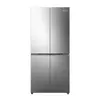 Geladeira 456L Hisense RQ5P470 Side By Side Multi Door Inverter Wi-Fi Metal Cooling Prateleiras de Vidro Inox - 110V ou 220V - 1