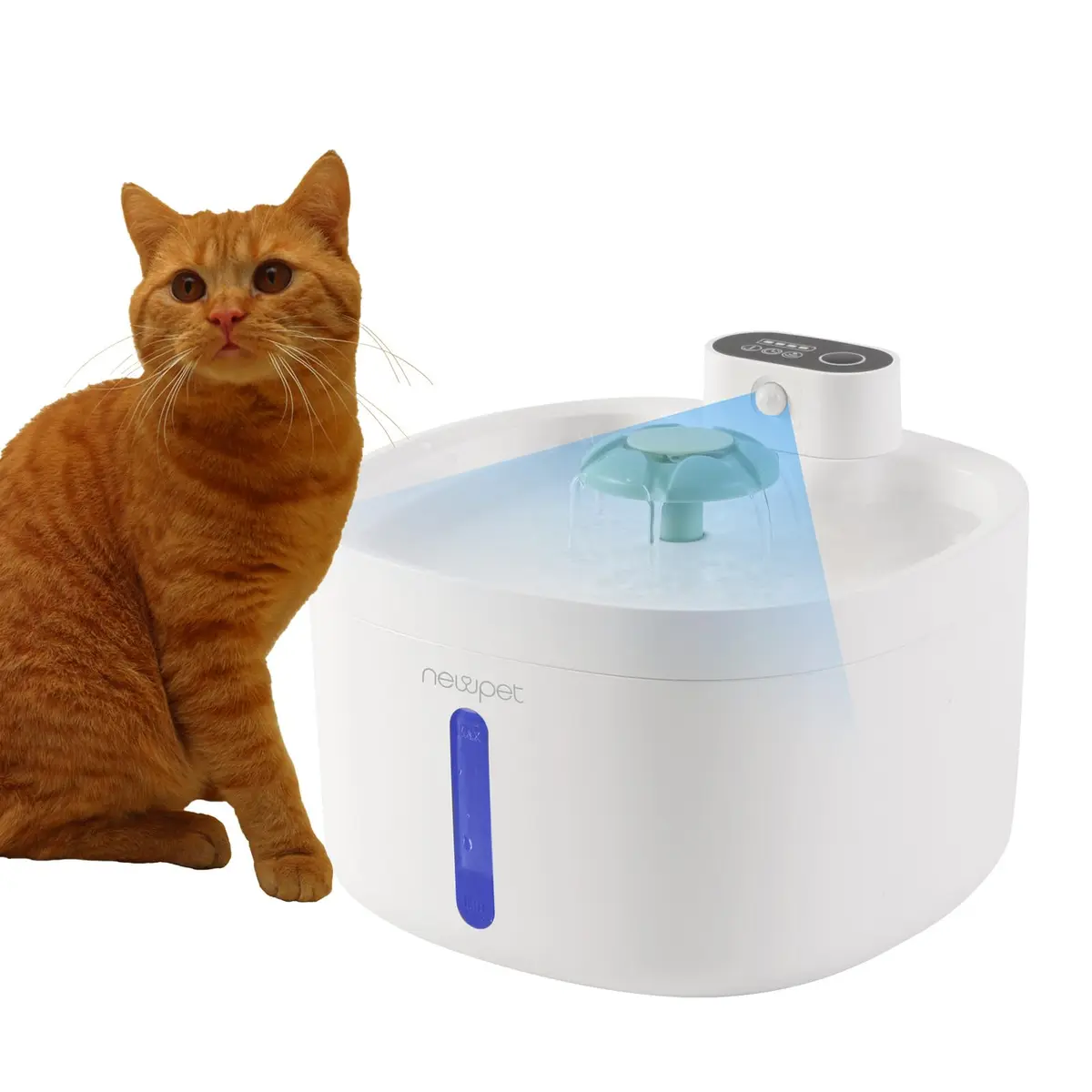 USB Fonte Bebedouro de Água Portátil para Gatos e Cães - Fontes de Água para Pets sem Fio, Bebedouro para Animais de Estimação, Silencioso