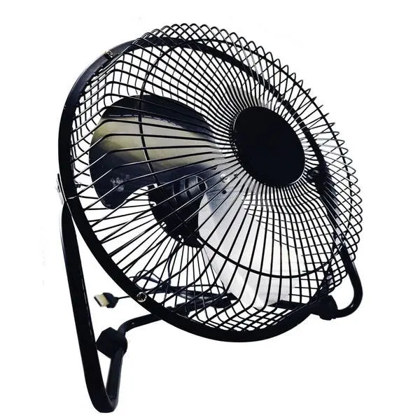 Ventilador De Mesa 8 Polegadas Usb 2 Velocidades Pc Notebook - 1