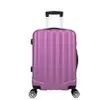 Mala de bordo com rodinhas giro 360º em material ABS com cadeado Prizi Rosa - XH-A122. - 1