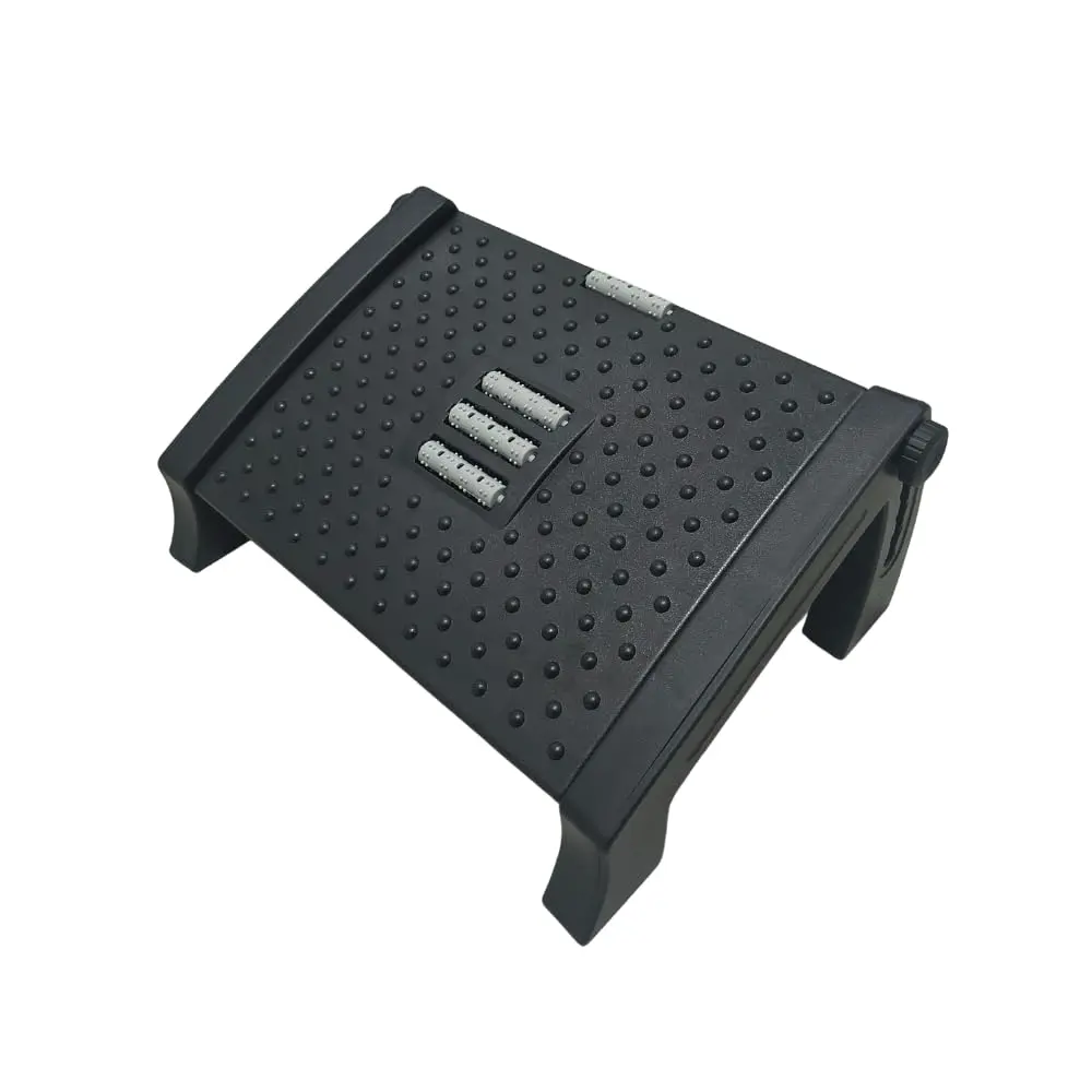 Apoio Para Os Pés Com Regulador De Altura Ergonômico Com Massageador Perfeito Para Escritórios E Ambientes De Trabalho