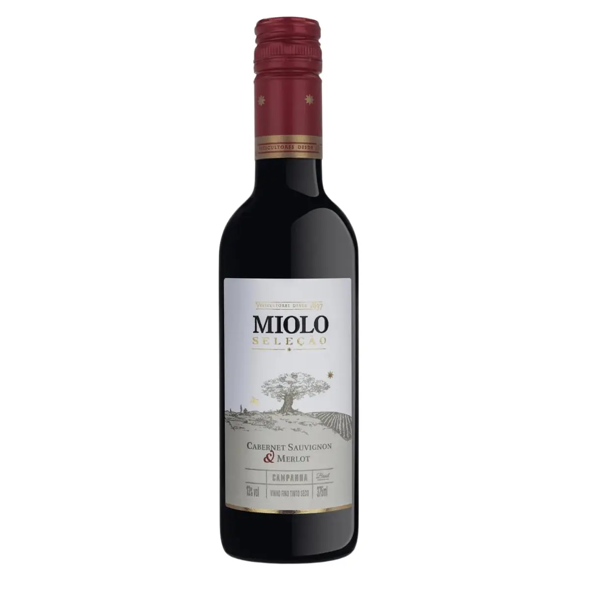 VINHO MIOLO SELECAO TINTO SECO CABERNET/MERLOT 375ML