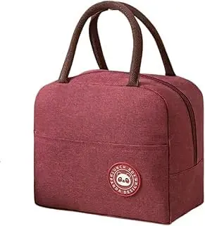 Bolsa Térmica 4L Impermeável Necessaire Lancheira Escola Marmita Academia Trabalho Praia e Camping - Quente e Frio (Vermelha)