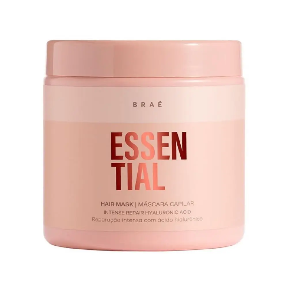 Máscara Capilar Condicionante Braé Essential, 500g | Para Cabelos Danificados, Ácido Hialurônico e Pantenol - 1