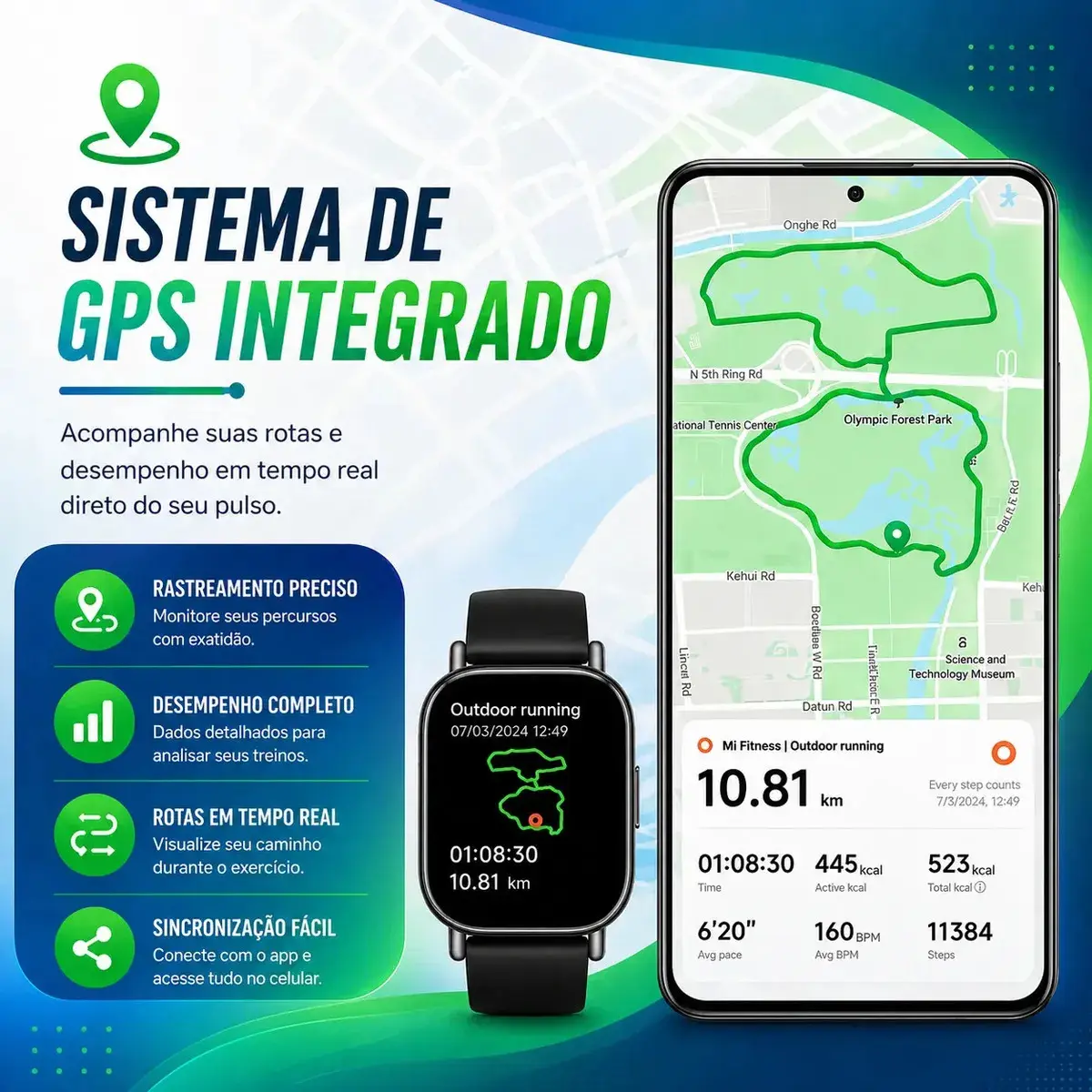 Relógio Smartwatch Redmi Watch 5 Active Lite Xiaomi Preto Prateado thumbnail 6