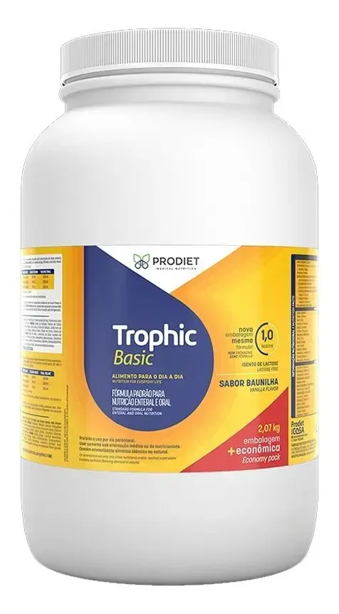 Trophic Basic 2,07kg - Suplemento Baunilha Oral/Enteral - Prodiet