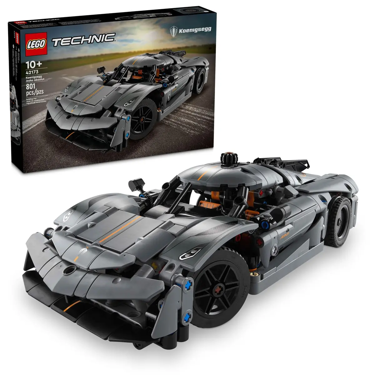 LEGO Technic Hipercarro Koenigsegg Jesko Absolut Cinza 42173 - 1