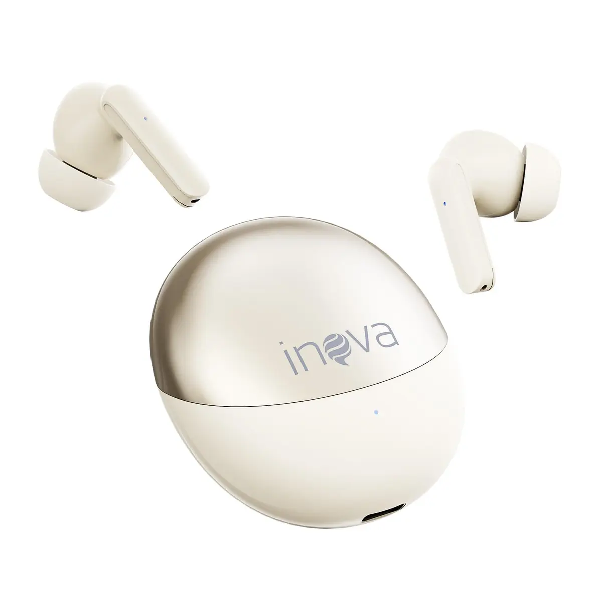 INAVA Fone de Ouvido Bluetooth,Bateria 30H,Drivers Duplos, 6 Microfones Chamadas Nitidas AI, Som Hi-Res,Fones de Ouvido para iPhone e Android (Rosa)