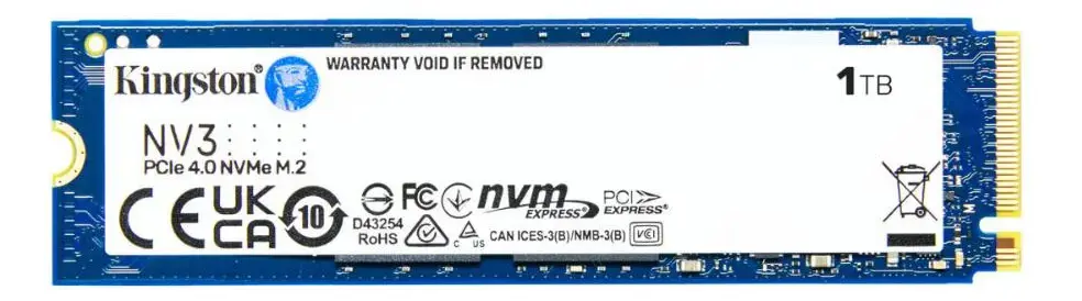Ssd M.2 Kingston Nv3 1tb Nvme 6000/4000 Mb/s