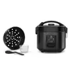 Panela de Arroz Elétrica Electrolux ERC10 Efficient 2 em 1 Visor Glass por Rita Lobo 7 Xícaras - Preto/Inox - 220V - 1