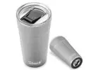 Copo Térmico Coleman Cerveja Inox Tampa Abridor 600ml Cor Prateado Liso - 1