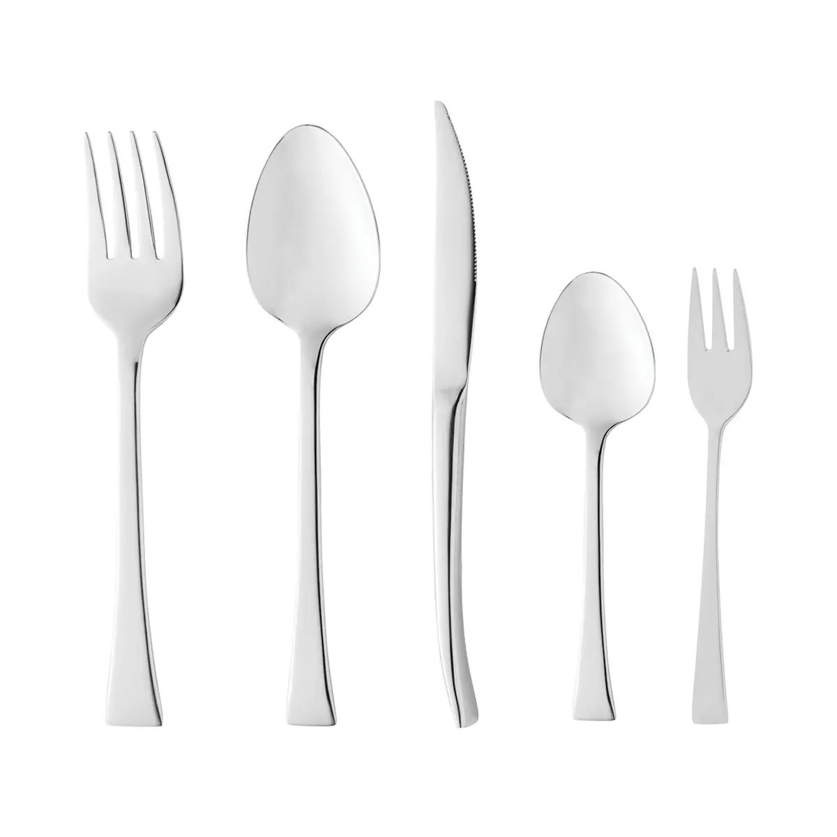 WOLFF Faqueiro de Aço Inox Berna 30 Peças - Mesa Posta - Itens Para Casa - Utensílios de Cozinha - Enxoval - Casamento - Decoração