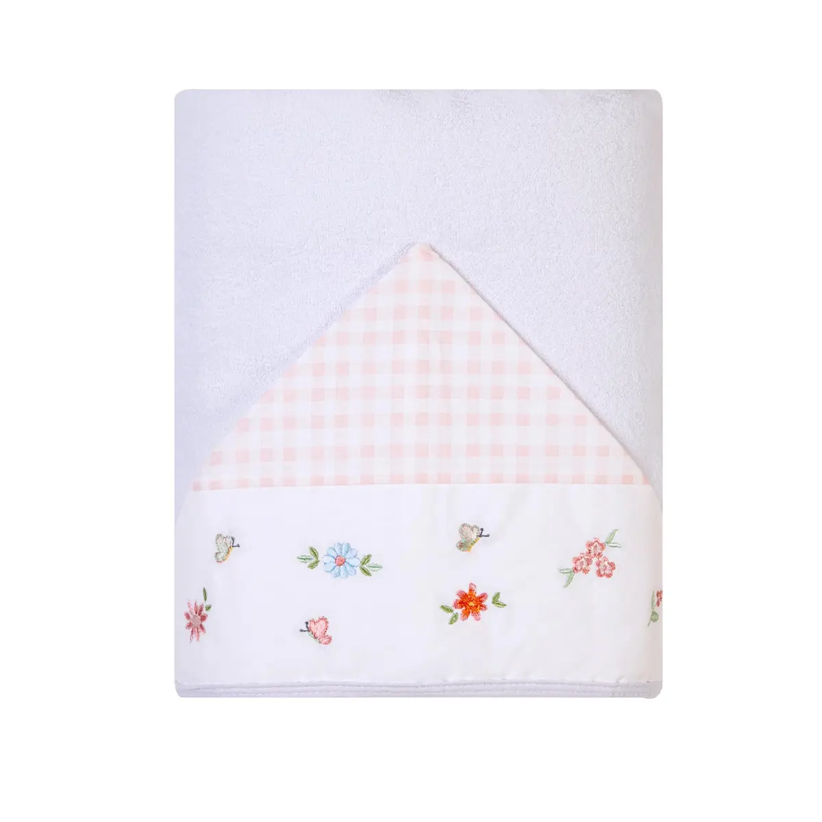Papi Textil Toalha De Banho Bordados Papi Forrada Com Capuz 90Cm X 80Cm Contem 01 Un
