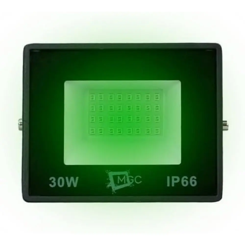 Refletor Holofote 30w Luz Verde A Prova D' Agua - 1