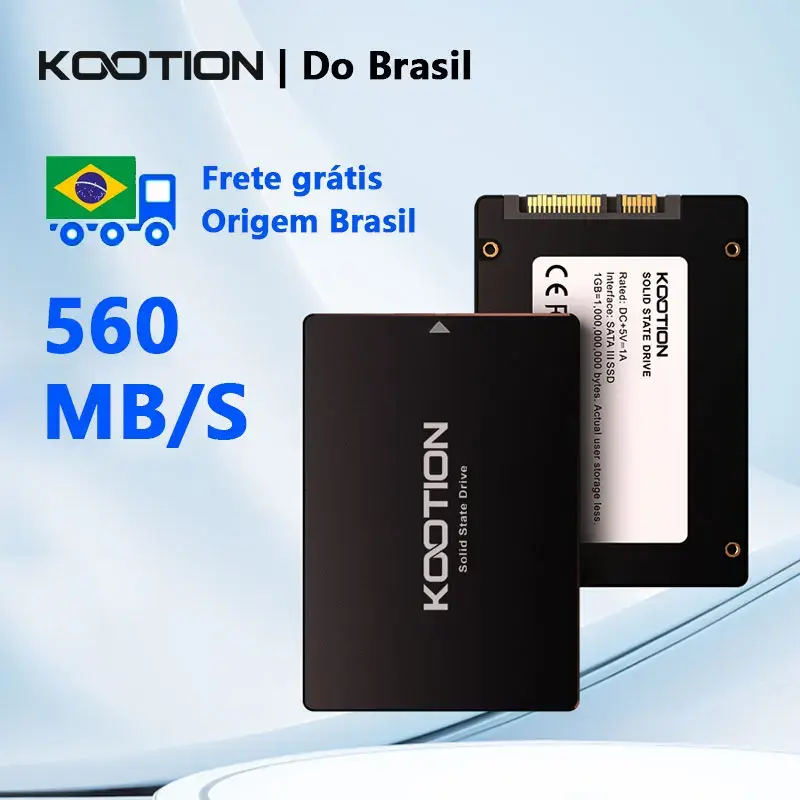 KOOTION SSD SATA Disco Rígido 128GB 240GB 480GB 512GB 1TB SATA3 Discos de 2,5 Polegadas Disco Rígido Interno HDD para PC Laptop PS4 - 1