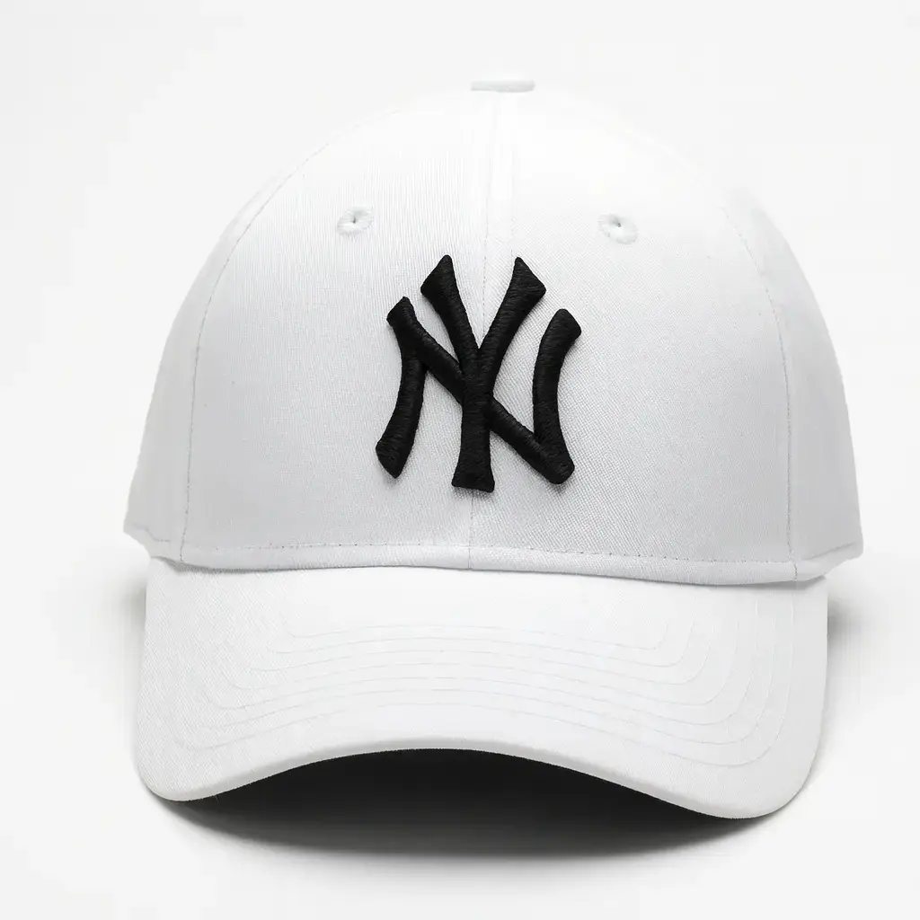 Boné Ny New York Masculino Feminino Unissex Fitão Blogueira Cor Branco E Preto Tamanho Un
