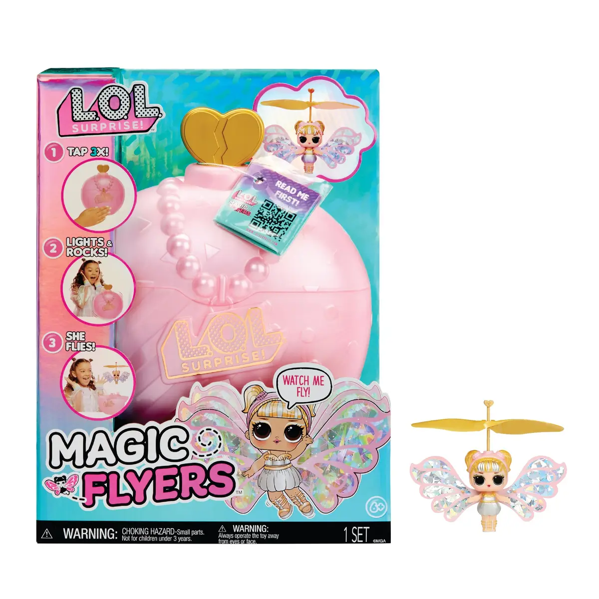 L.O.L. Surprise Magic Flyers - Sky Starling (Gold Wings), Mcassab Toys