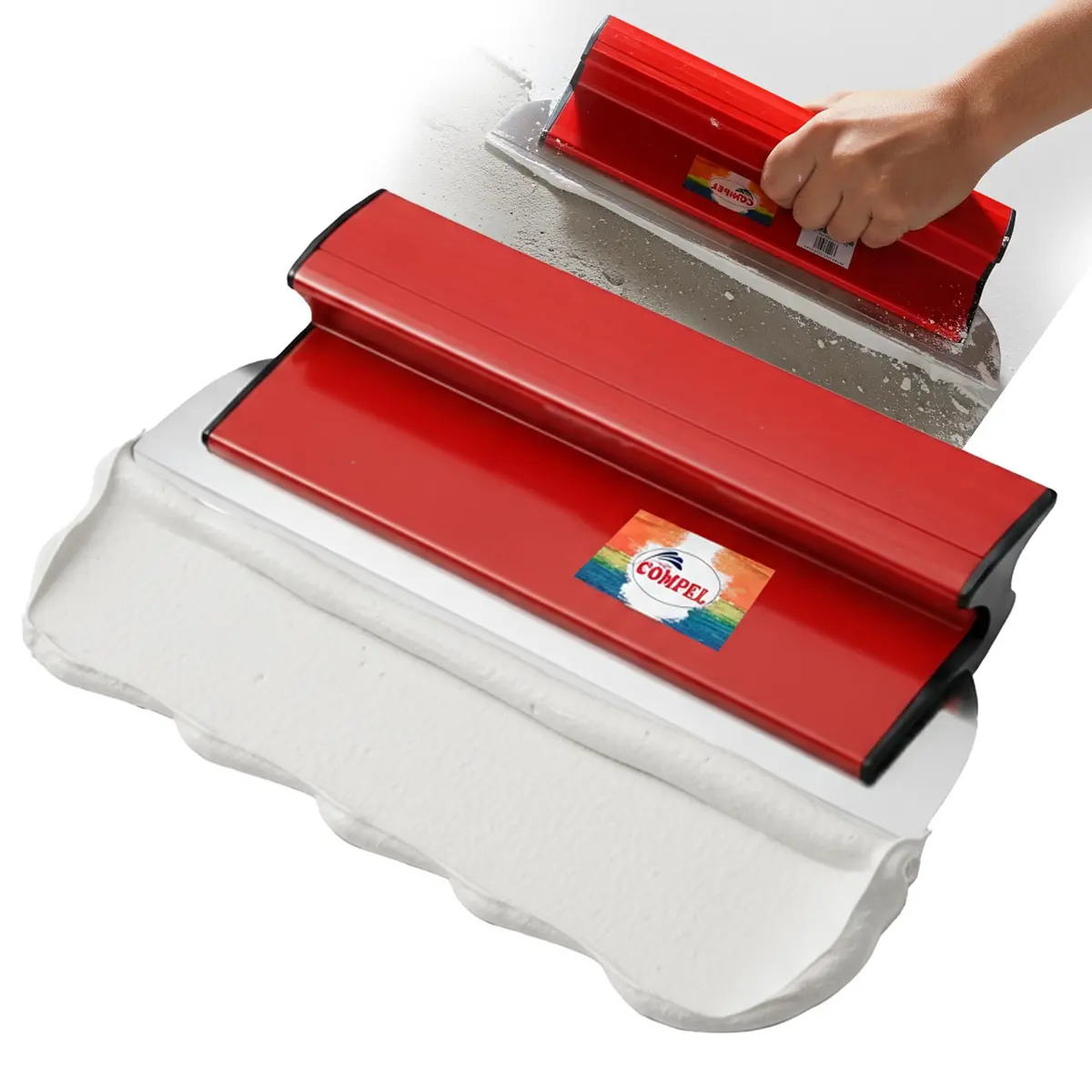 Desempenaderia para aplicação de massa corrida 25 cm ideal para agilizar pintura inox flexivell