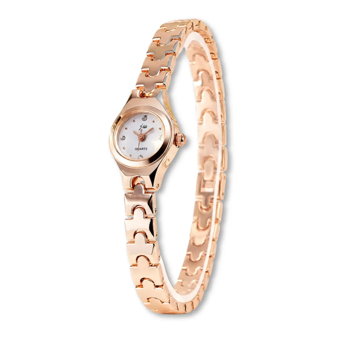 Relógio Feminino Ultrafino "Elegance" em Aço Inoxidável – Pulseira Ajustável, Estilo Minimalista e Sofisticado