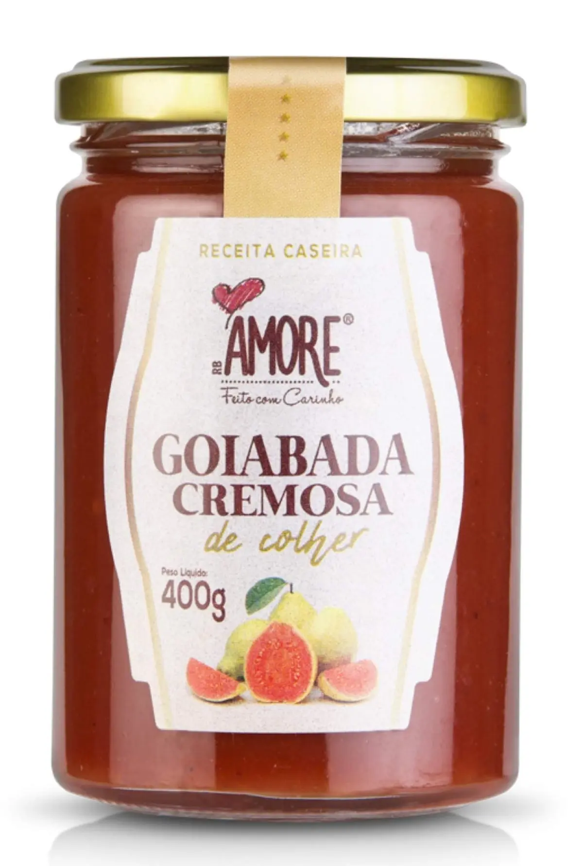 Goiabada Cremosa de Colher - Rb Amore - 400G