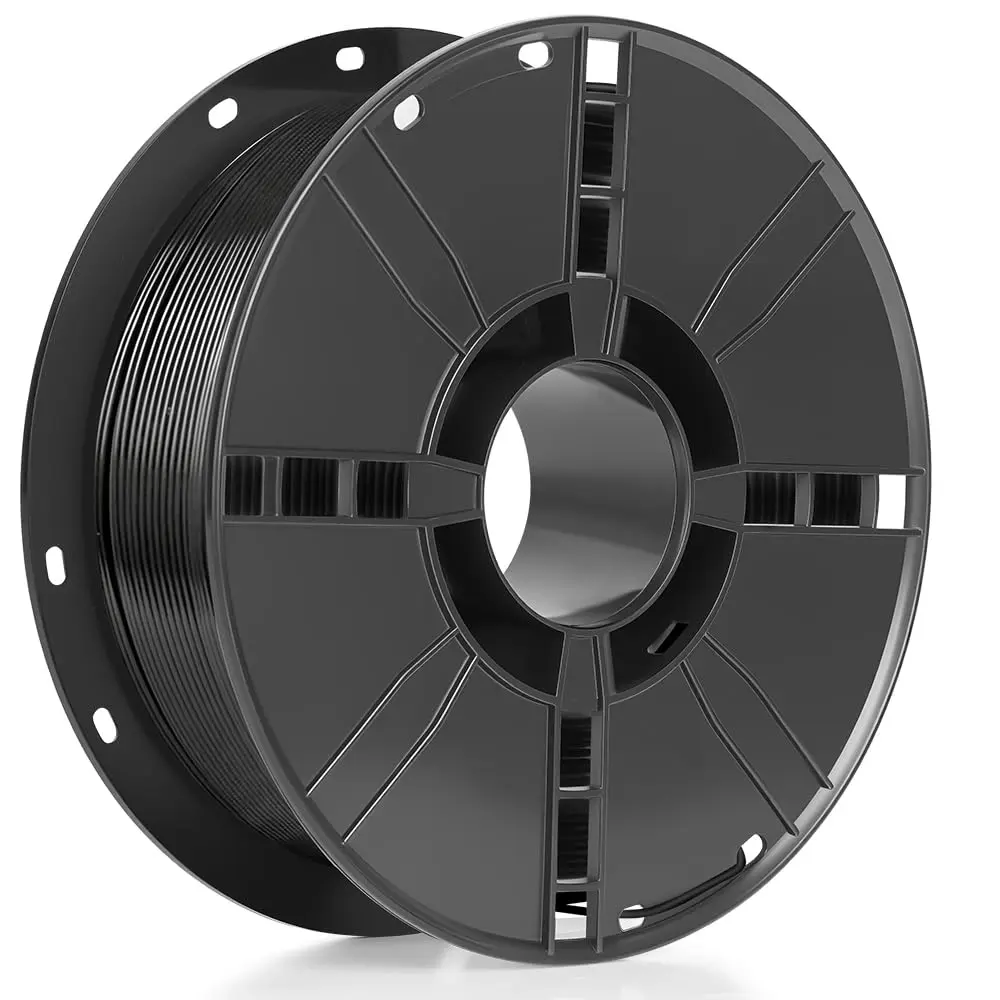 Filamento de Impressão 3D PLA (Preto), Filamento Impressora 3D, Filamento Brilhante para Impressora 3D 1Kg, Seda 1.75 mm Filamentos 3D Brilhantes, Adequado para Maioria Das Impressoras 3d