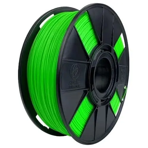 Filamento PLA 1kg, 1,75mm, para impressora 3D (Verde)
