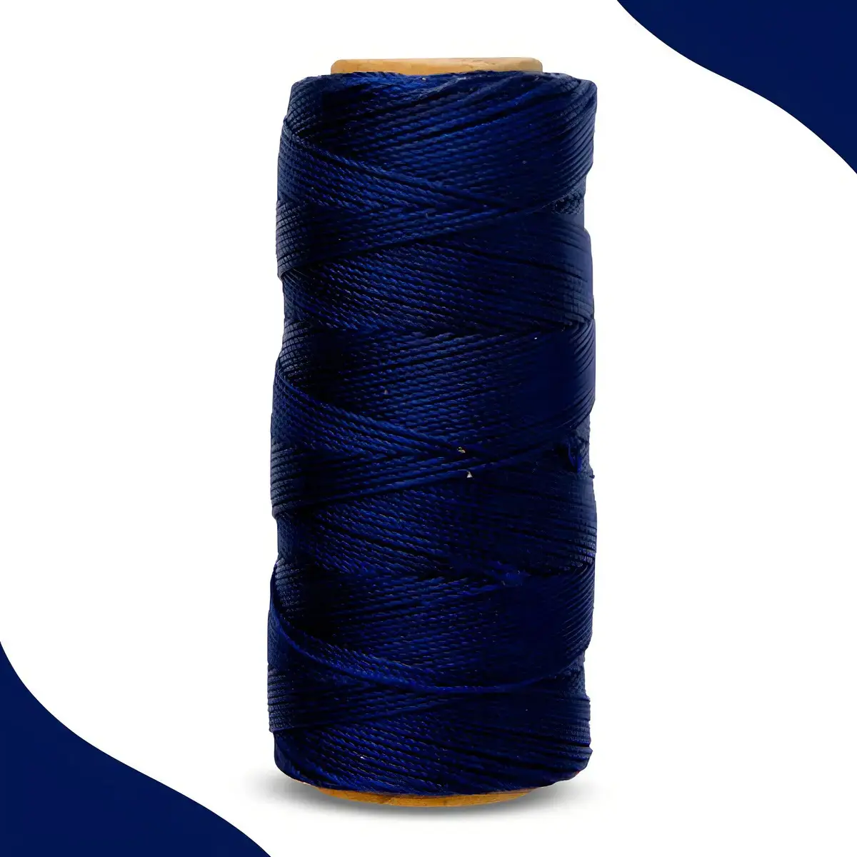Cordão Encerado 1mm - Fio Cordone - 100m - Diversas Cores Cor 318 - Azul Marinho
