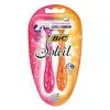 BIC Aparelho De Depilar Soleil Rosa E Laranja 2 Unidades 929994 Dupla Fita Lubrificante Com Leite De Coco - 1