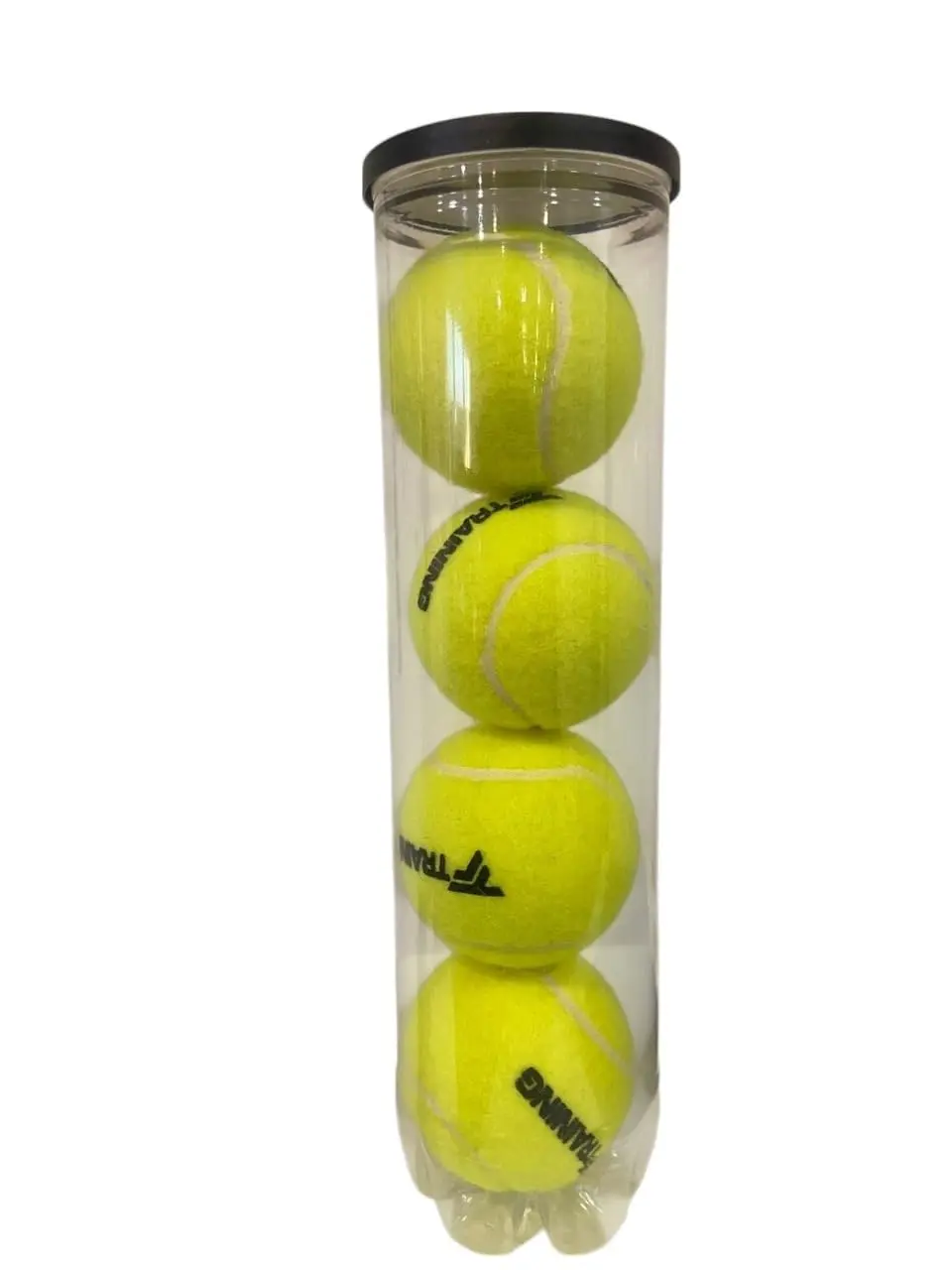 Tubo com 4 bolas de tênis Tecnifibre Training New Amarelo Tecnifibre