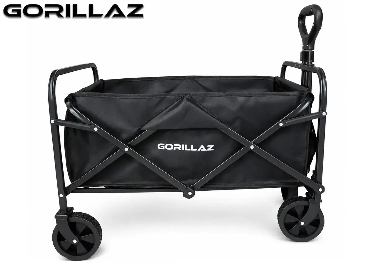 Carrinho Multiuso 150kg Dobrável Portátil Reforçado Praia Camping Feira Pesca GCM-150 Gorillaz thumbnail 4