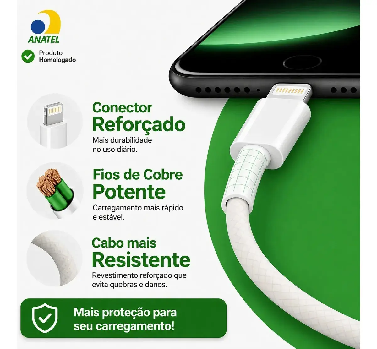 Carregador 30w Turbo Para iPhone 8 X Xr 11 12 13 14 Pro Max Fonte Usb C Cor Branca Dtimp thumbnail 3