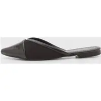 Sapatilha Mule Feminina ANACAPRI Bico Fino Preta - 1