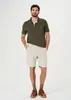 bermuda básica masculina chino - bege / HERING 38 - 1
