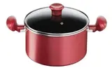 Caçarola Com Indução Tefal So Chef 22cm Vermelha - 1
