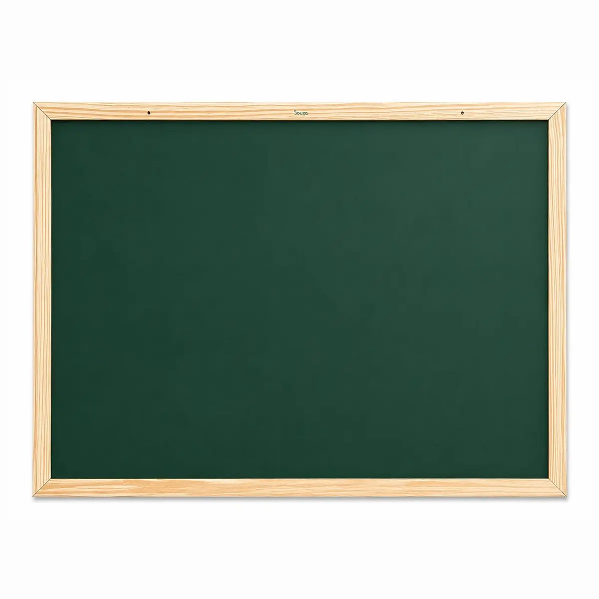 Souza & Cia Quadro Verde Standard 40 x 30 cm, Modelo 2204, Moldura em Madeira Pinus Natural, Lousa Verde para Escrita com Giz, Ideal para Escola, Escritório e Organização